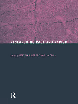 cover image of Researching Race and Racism